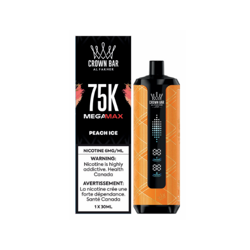 Crown Bar Al Fakher 75k Mega Max Low Nicotine Disposable Vape - 75000 Puffs - 30ml