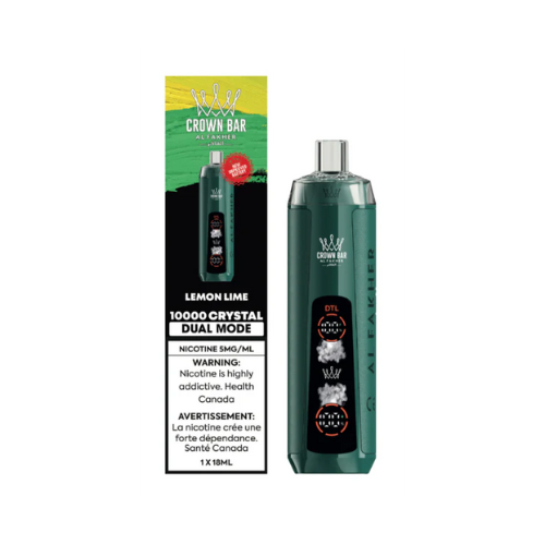 Crown Bar Al Fakher 10k Crystal Low Nicotine Disposable Vape - 10000 Puffs - 18ml