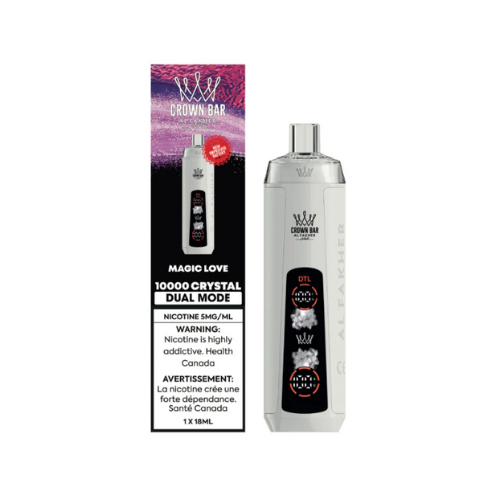 Crown Bar Al Fakher 10k Crystal Low Nicotine Disposable Vape - 10000 Puffs - 18ml