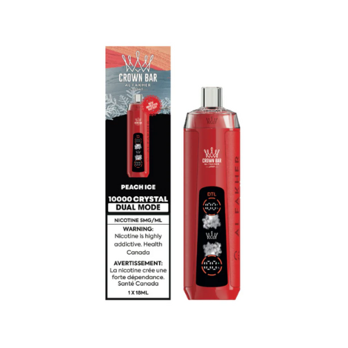 Crown Bar Al Fakher 10k Crystal Low Nicotine Disposable Vape - 10000 Puffs - 18ml