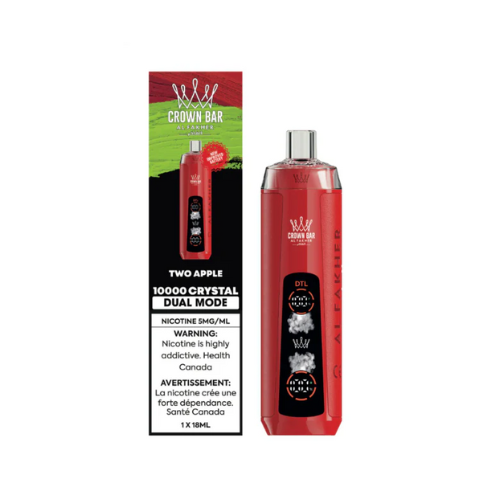Crown Bar Al Fakher 10k Crystal Low Nicotine Disposable Vape - 10000 Puffs - 18ml