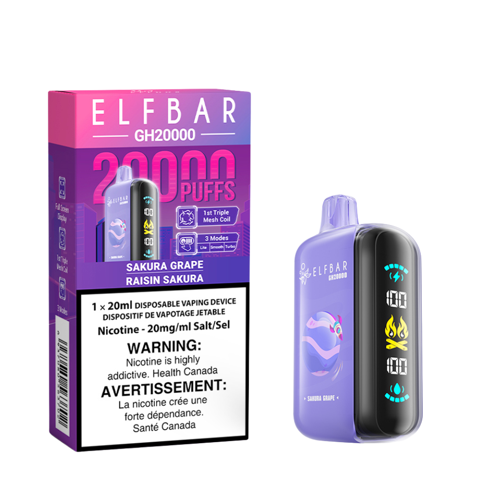 Elfbar GH20K Disposable Vape - 20000 Puffs - 20ml