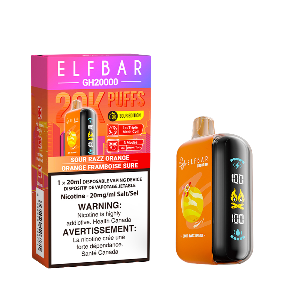 Elfbar GH20K Disposable Vape - 20000 Puffs - 20ml