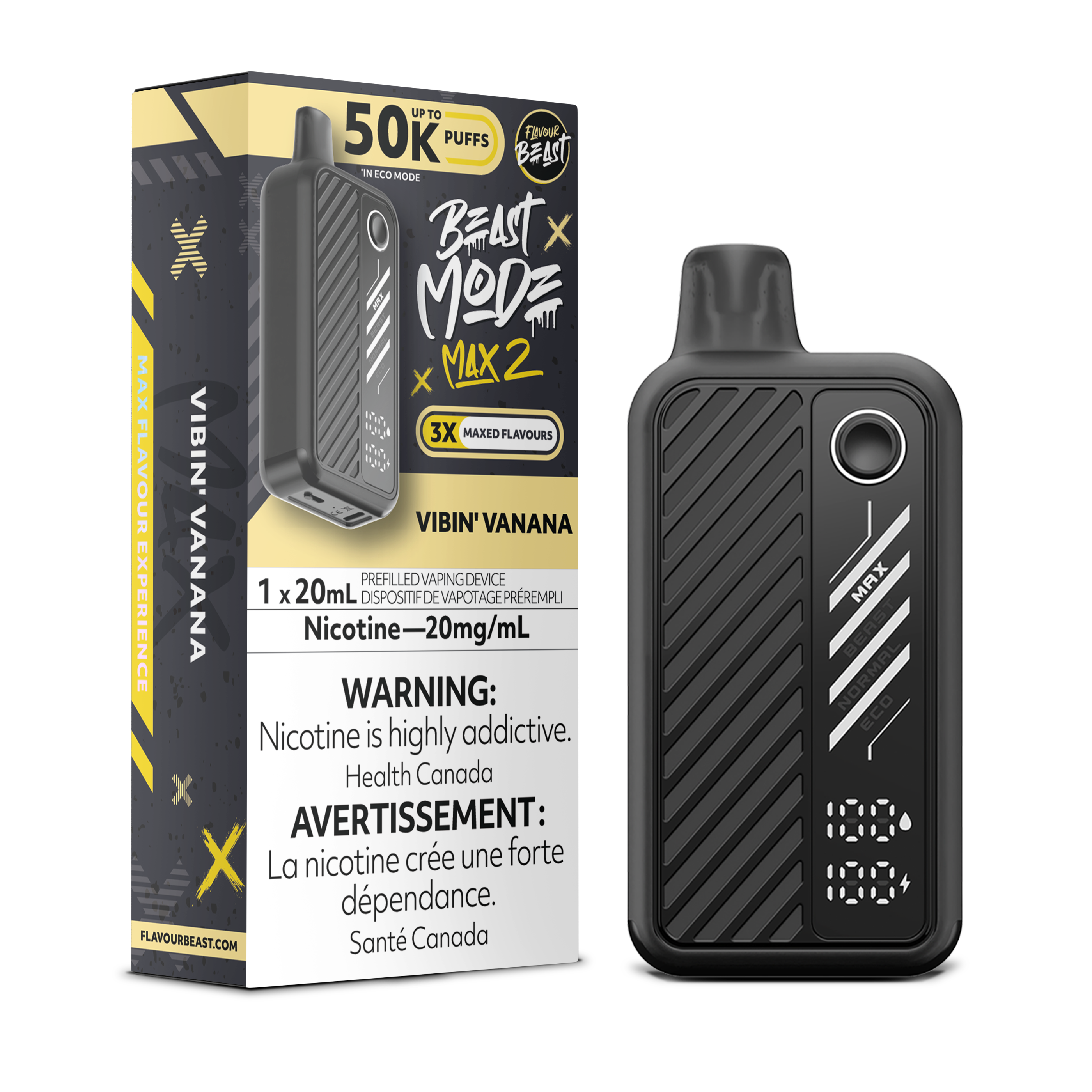 Flavour Beast Beast Mode Max 2 50k Disposable Vape - 50000 Puffs - 20ml