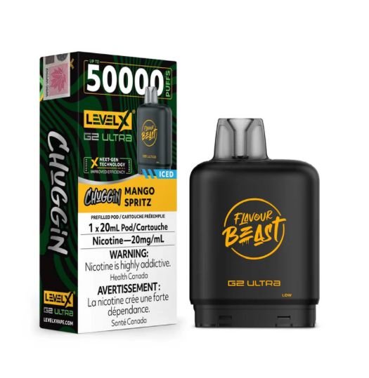 Level X Flavour Beast [ Chuggin Series ] G2 Ultra 50k Disposable Pods - 50000 Puffs - 20ml