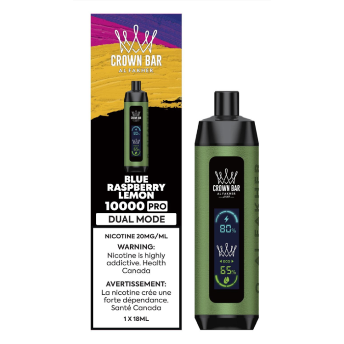Crown Bar Al Fakher 10k Disposable Vape - 10000 Puffs - 18ml