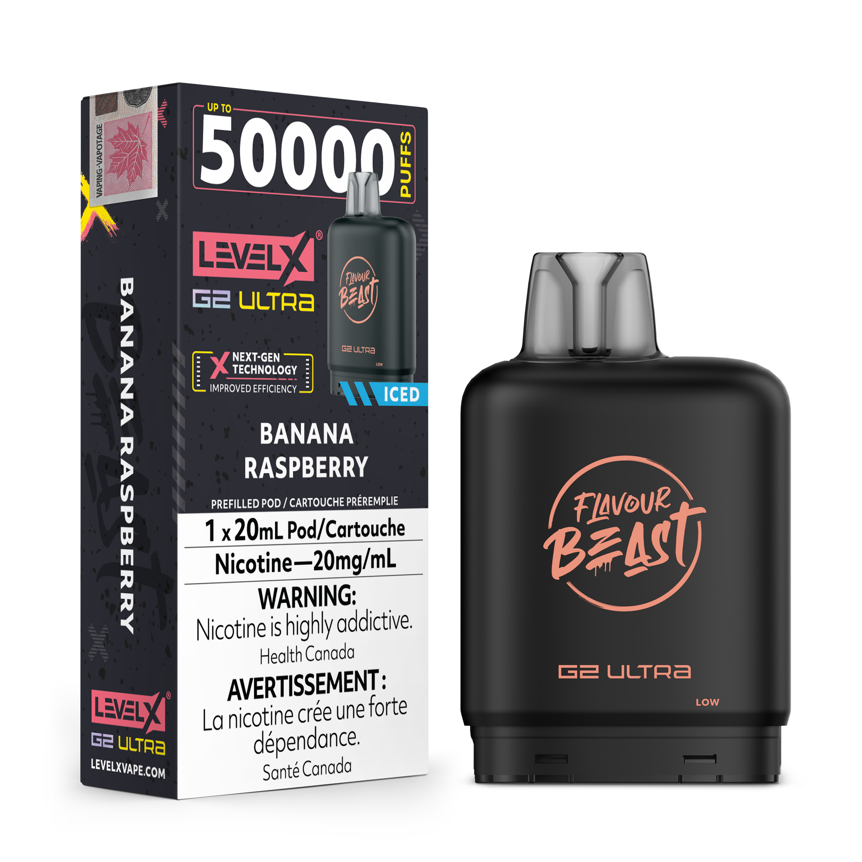Level X Flavour Beast [ Fruit Series ] G2 Ultra 50k Disposable Pods - 50000 Puffs - 20ml