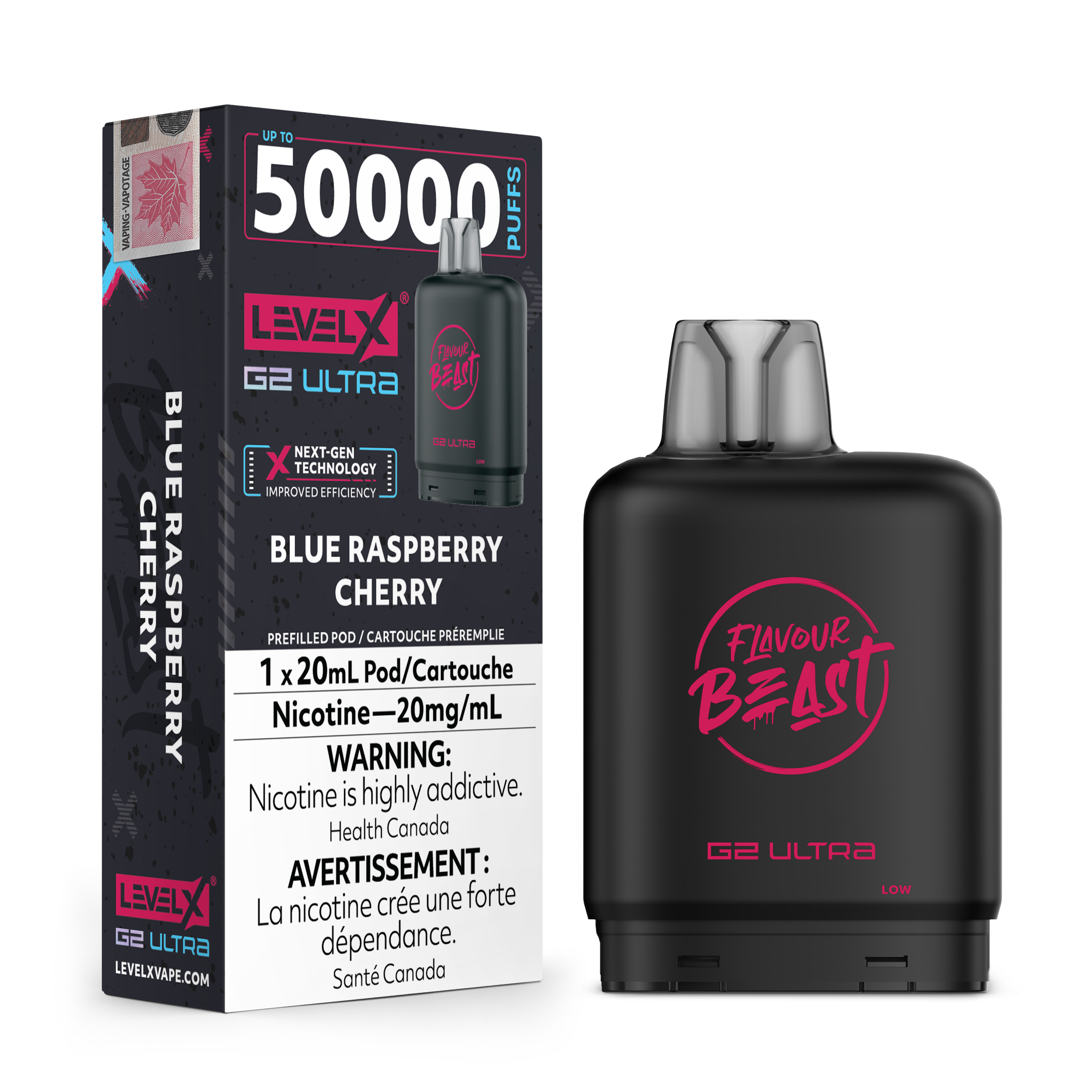 Level X Flavour Beast [ Fruit Series ] G2 Ultra 50k Disposable Pods - 50000 Puffs - 20ml