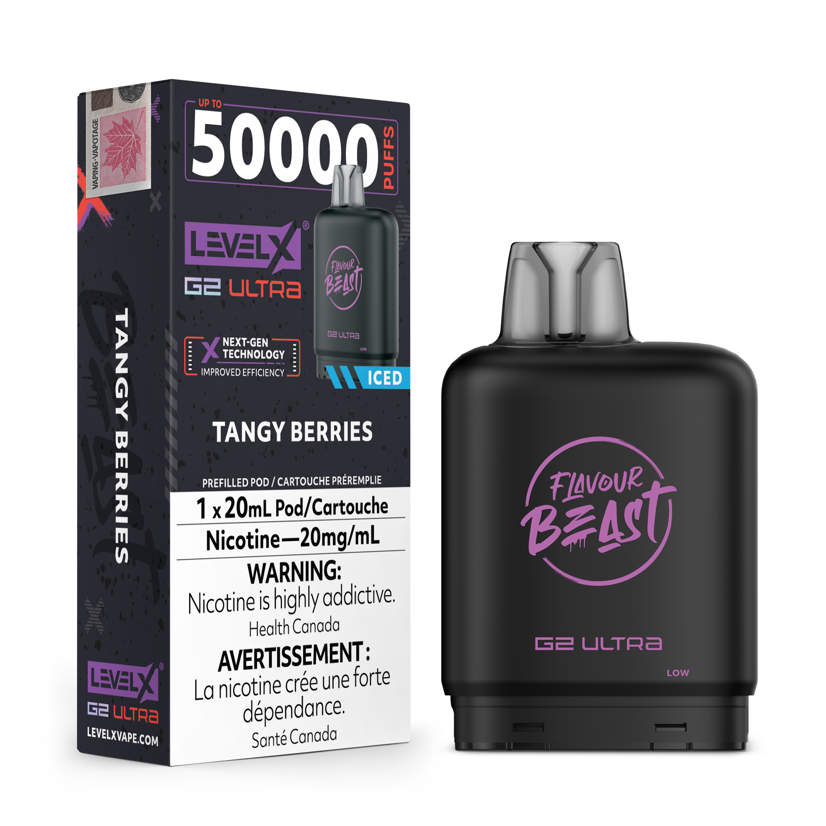 Level X Flavour Beast [ Fruit Series ] G2 Ultra 50k Disposable Pods - 50000 Puffs - 20ml