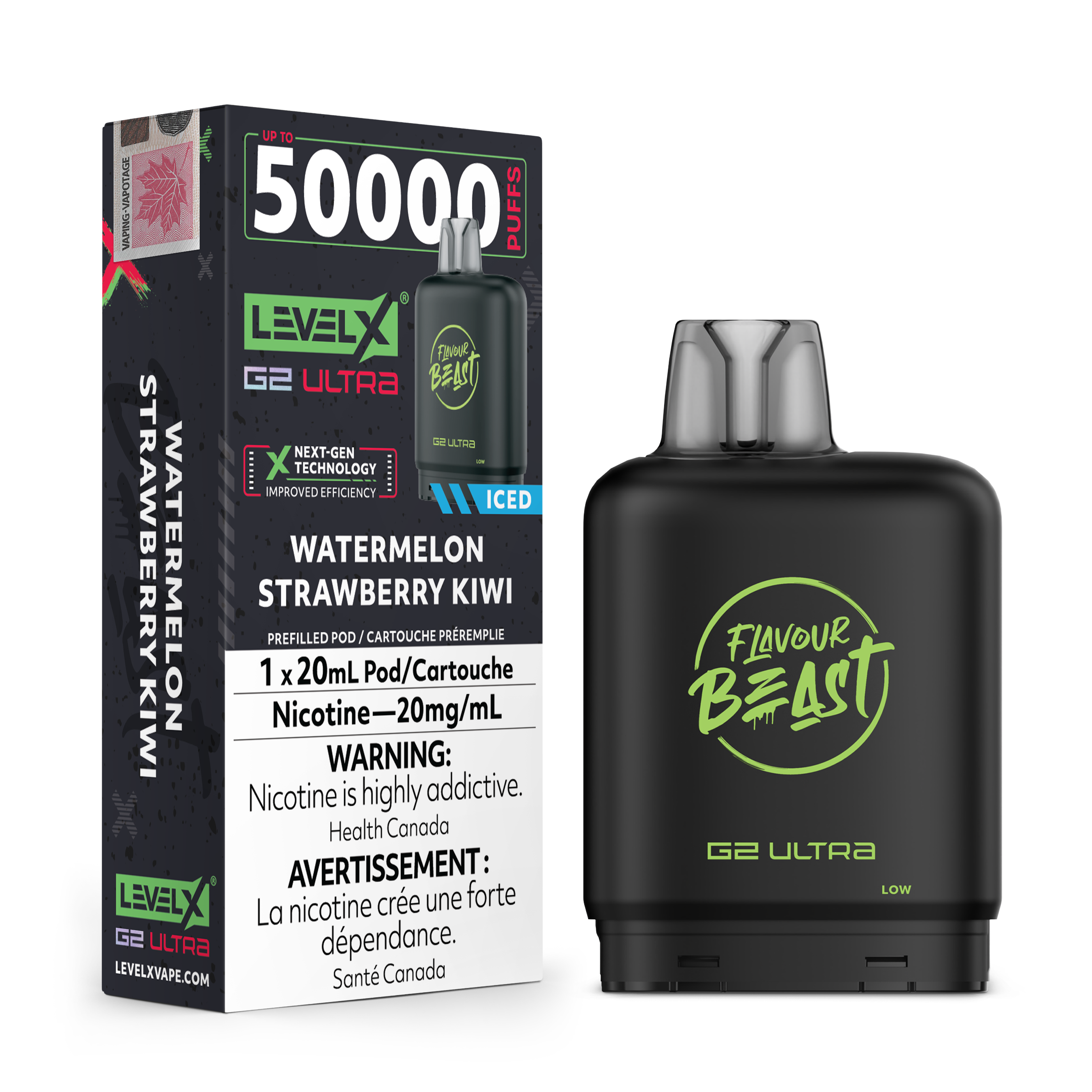 Level X Flavour Beast [ Fruit Series ] G2 Ultra 50k Disposable Pods - 50000 Puffs - 20ml