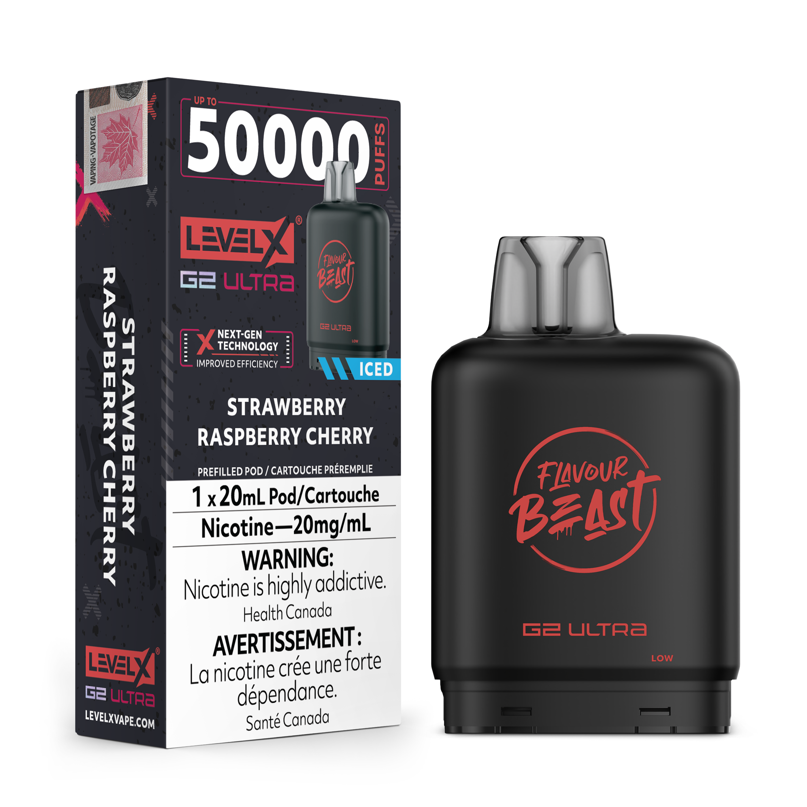 Level X Flavour Beast [ Fruit Series ] G2 Ultra 50k Disposable Pods - 50000 Puffs - 20ml