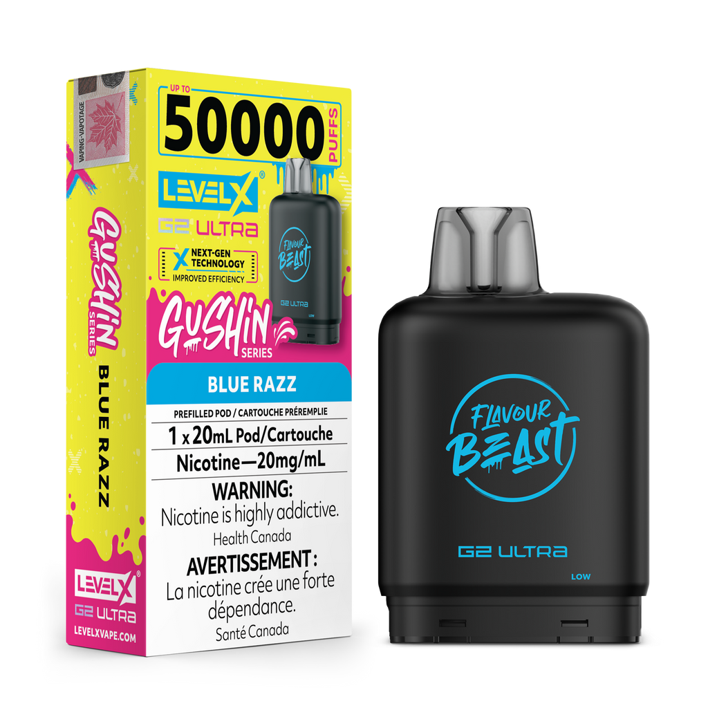 Level X Flavour Beast [ Gushin ] G2 Ultra 50k Disposable Pods - 50000 Puffs - 20ml