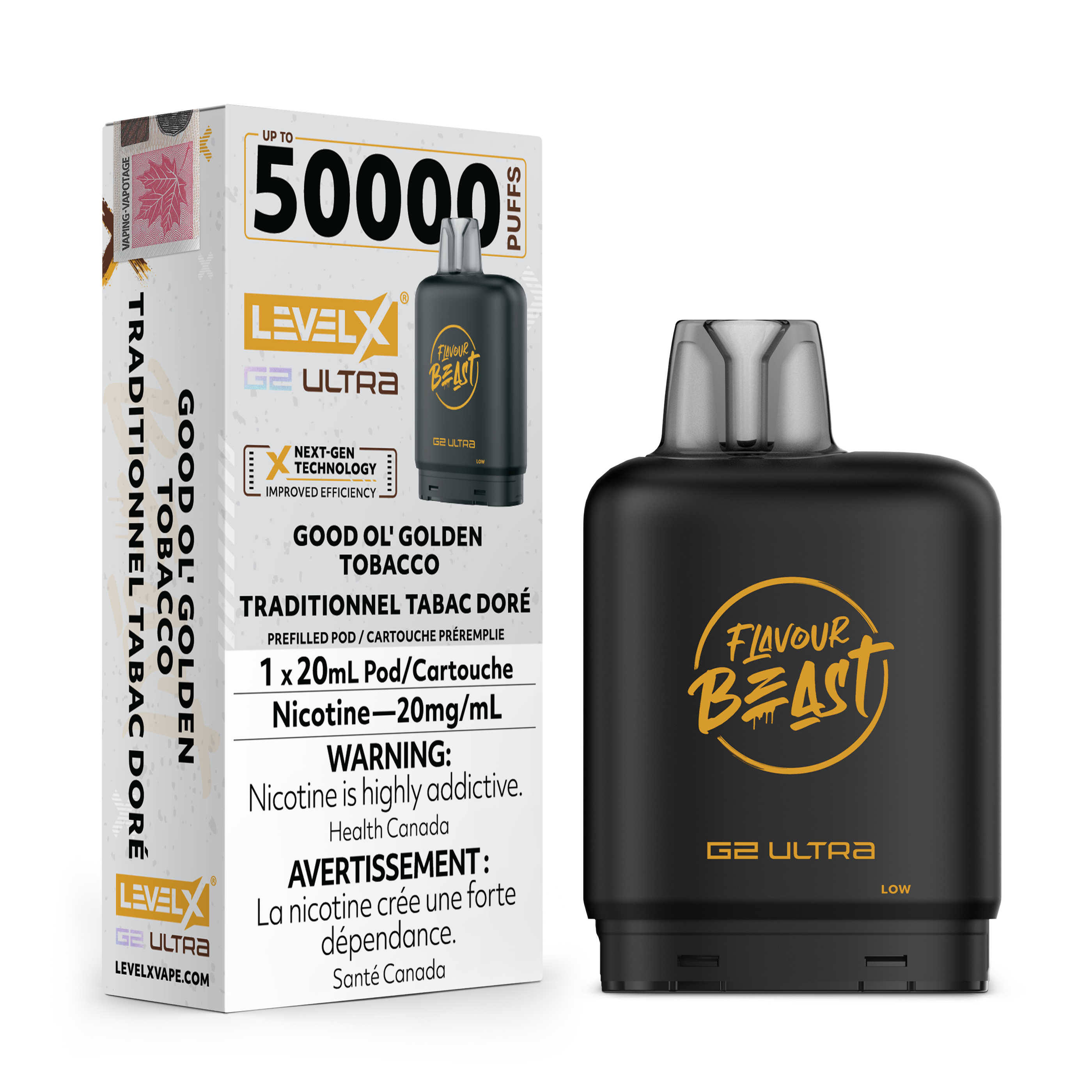 Level X Flavour Beast [ Fruit Series ] G2 Ultra 50k Disposable Pods - 50000 Puffs - 20ml