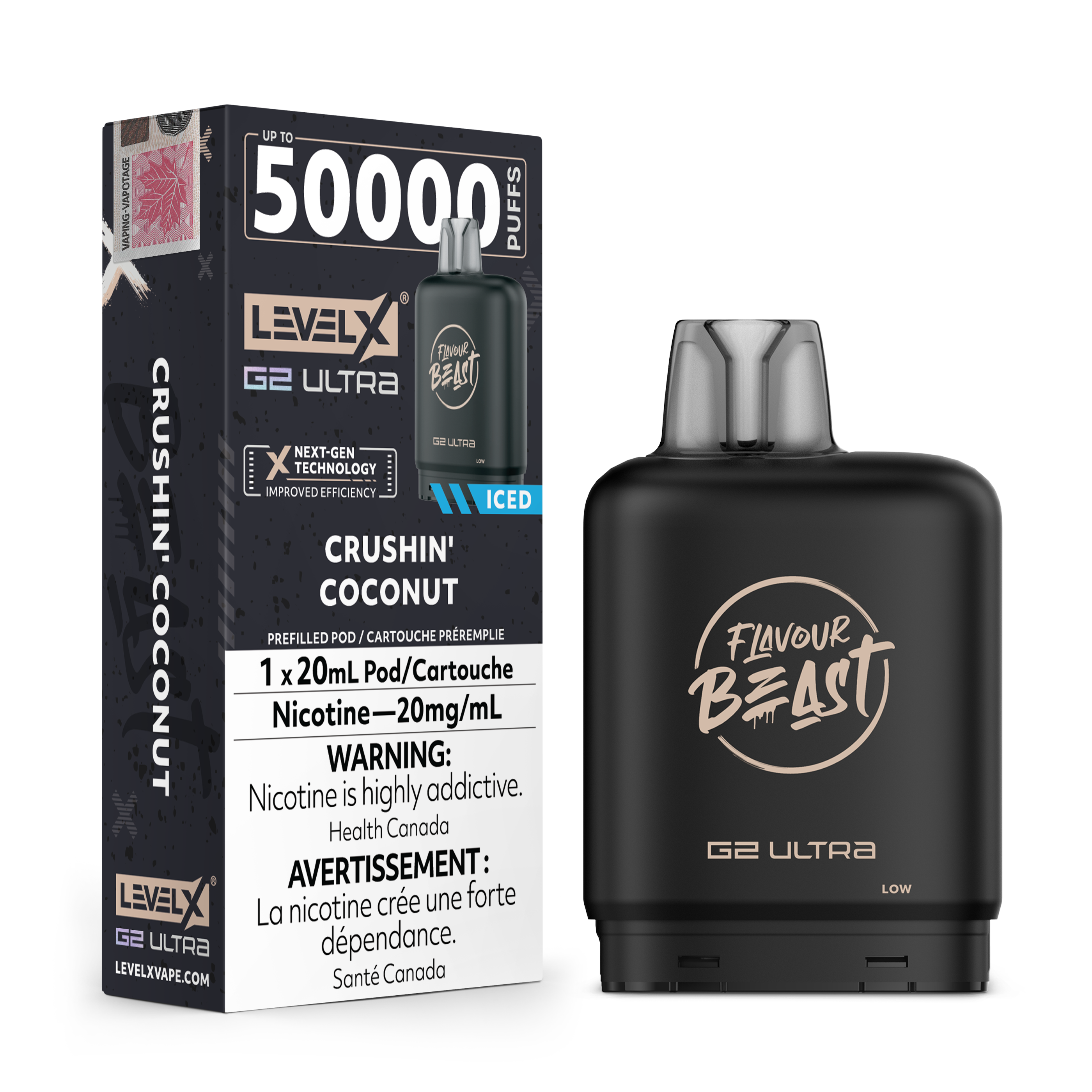 Level X Flavour Beast [ Fruit Series ] G2 Ultra 50k Disposable Pods - 50000 Puffs - 20ml