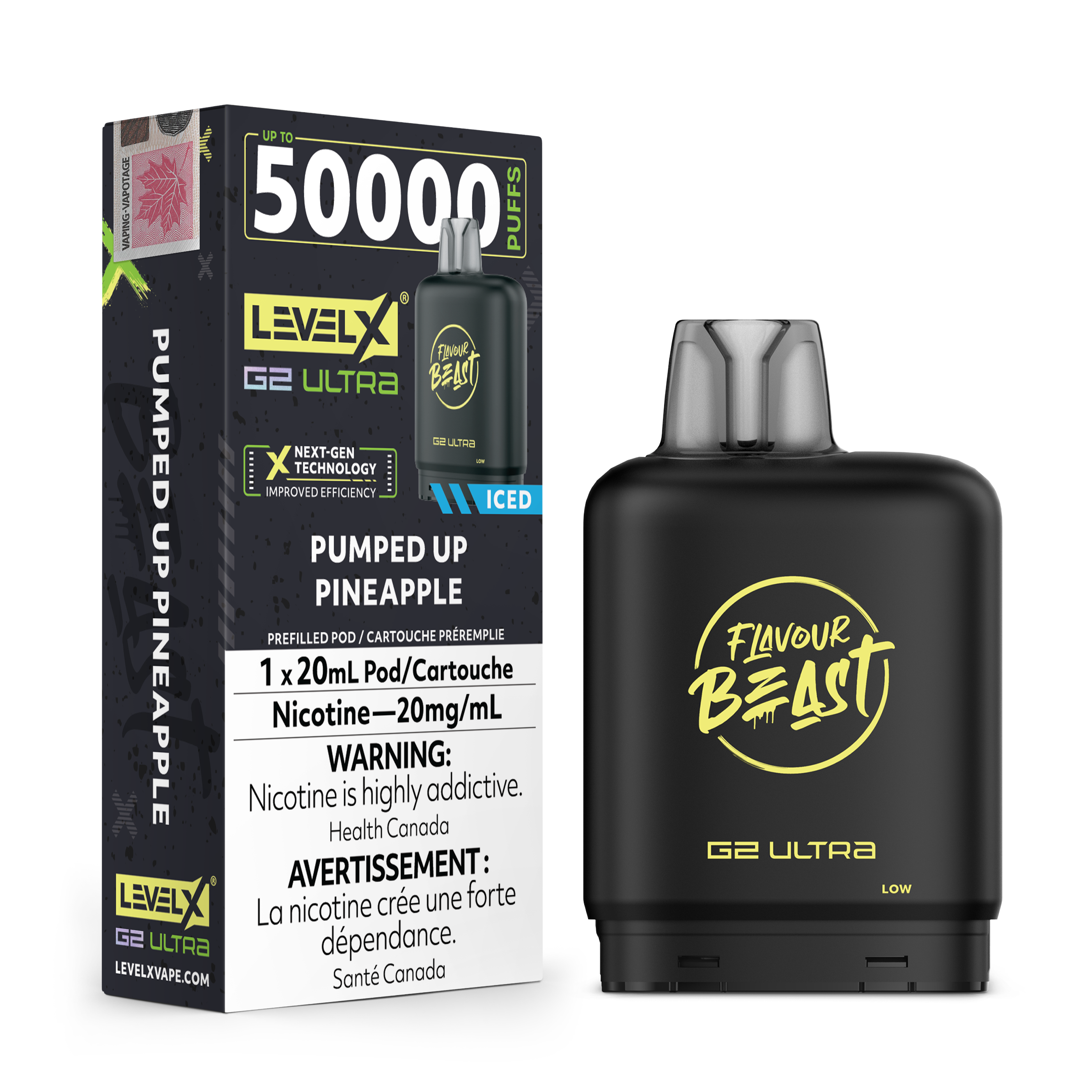 Level X Flavour Beast [ Fruit Series ] G2 Ultra 50k Disposable Pods - 50000 Puffs - 20ml