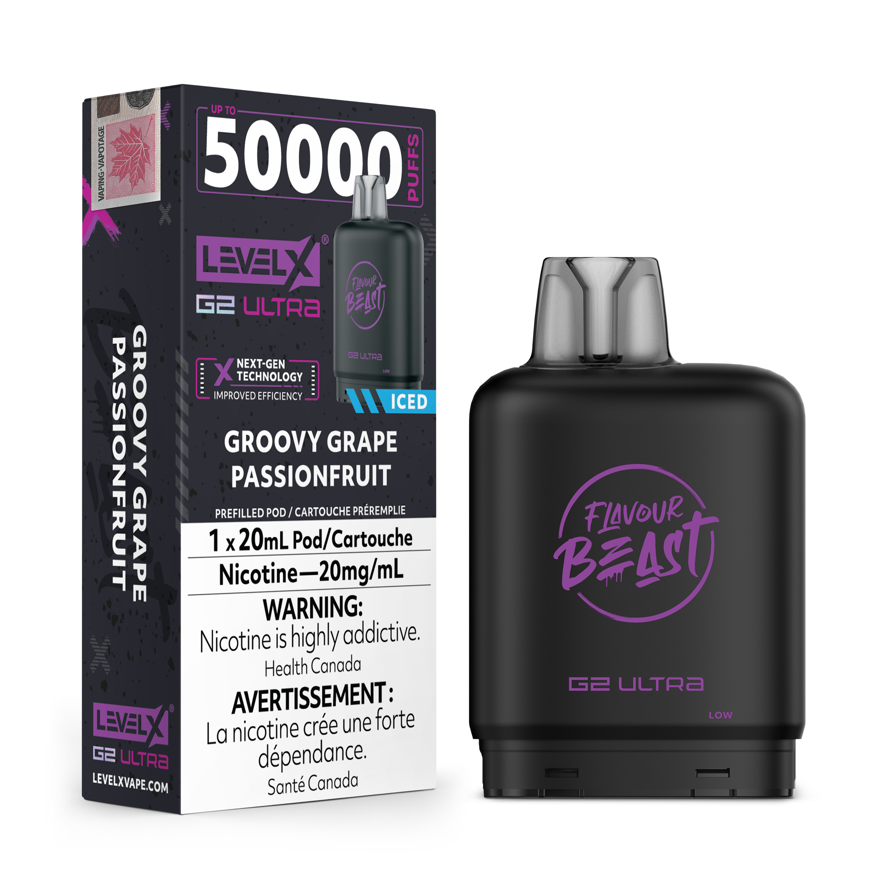 Level X Flavour Beast [ Fruit Series ] G2 Ultra 50k Disposable Pods - 50000 Puffs - 20ml