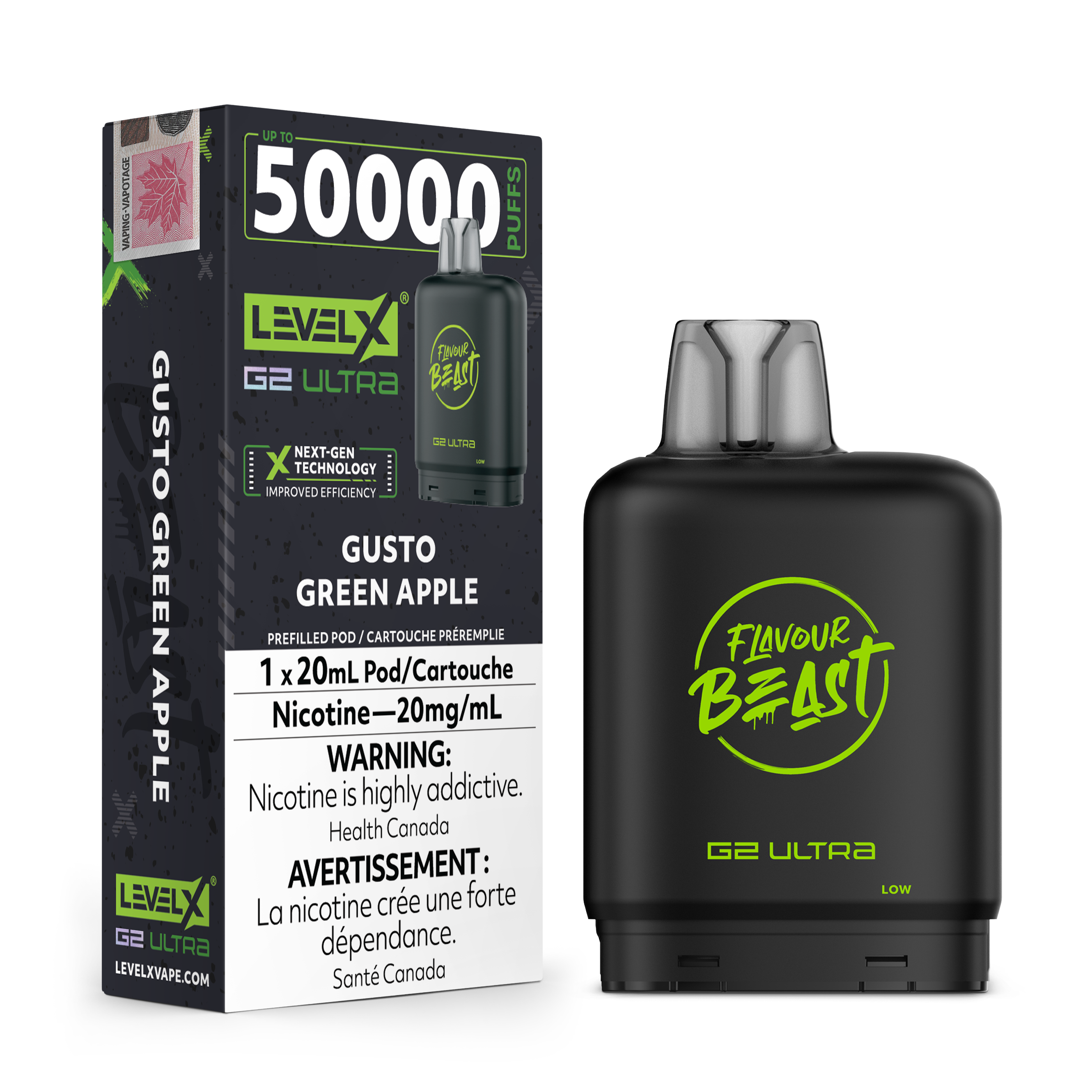 Level X Flavour Beast [ Fruit Series ] G2 Ultra 50k Disposable Pods - 50000 Puffs - 20ml
