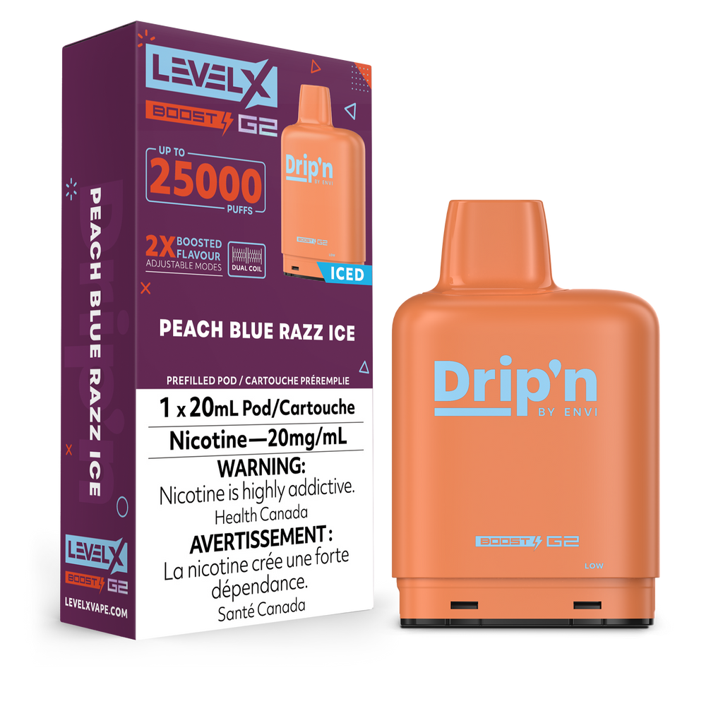 Level X Envi [ Dripn Series ] Boost G2 25k Disposable Pods - 25000 Puffs - 20ml