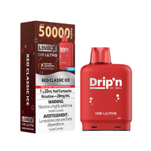 Level X Envi [ Dripn Series ] G2 Ultra 50k Disposable Pods - 50000 Puffs - 20ml
