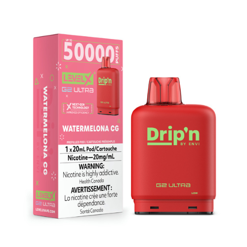 Level X Envi [ Dripn Series ] G2 Ultra 50k Disposable Pods - 50000 Puffs - 20ml