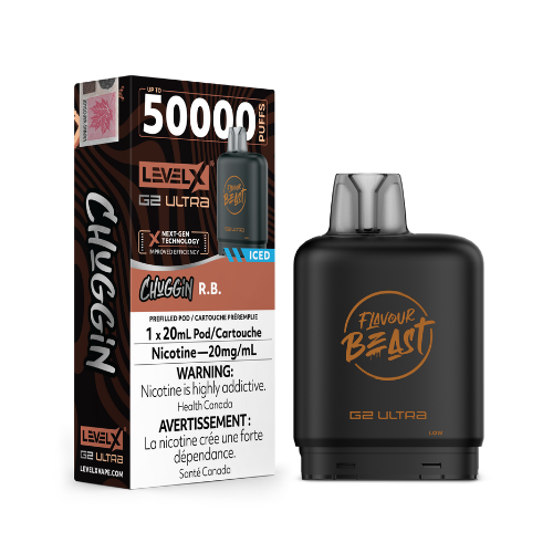 Level X Flavour Beast [ Chuggin Series ] G2 Ultra 50k Disposable Pods - 50000 Puffs - 20ml