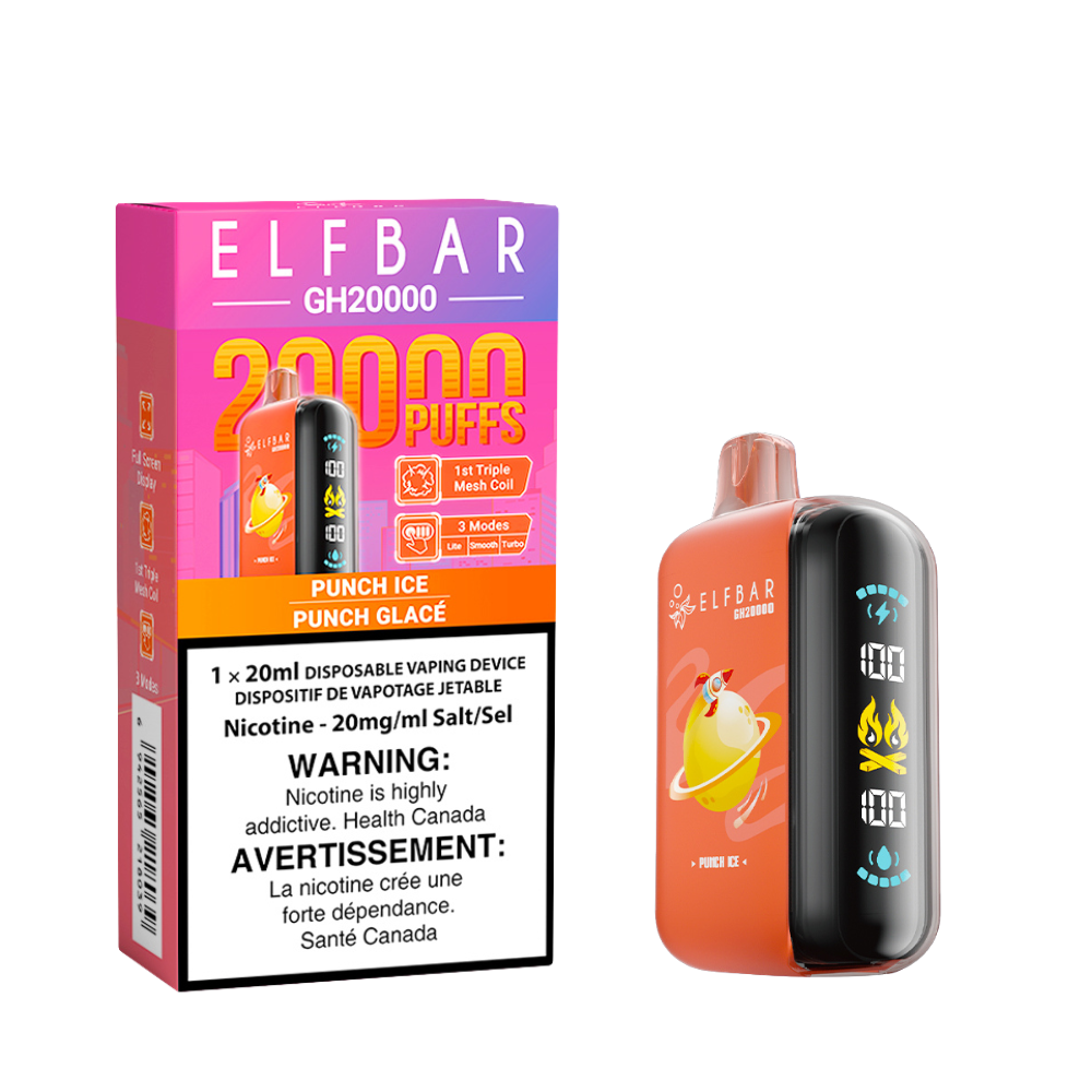 Elfbar GH20K Disposable Vape - 20000 Puffs - 20ml